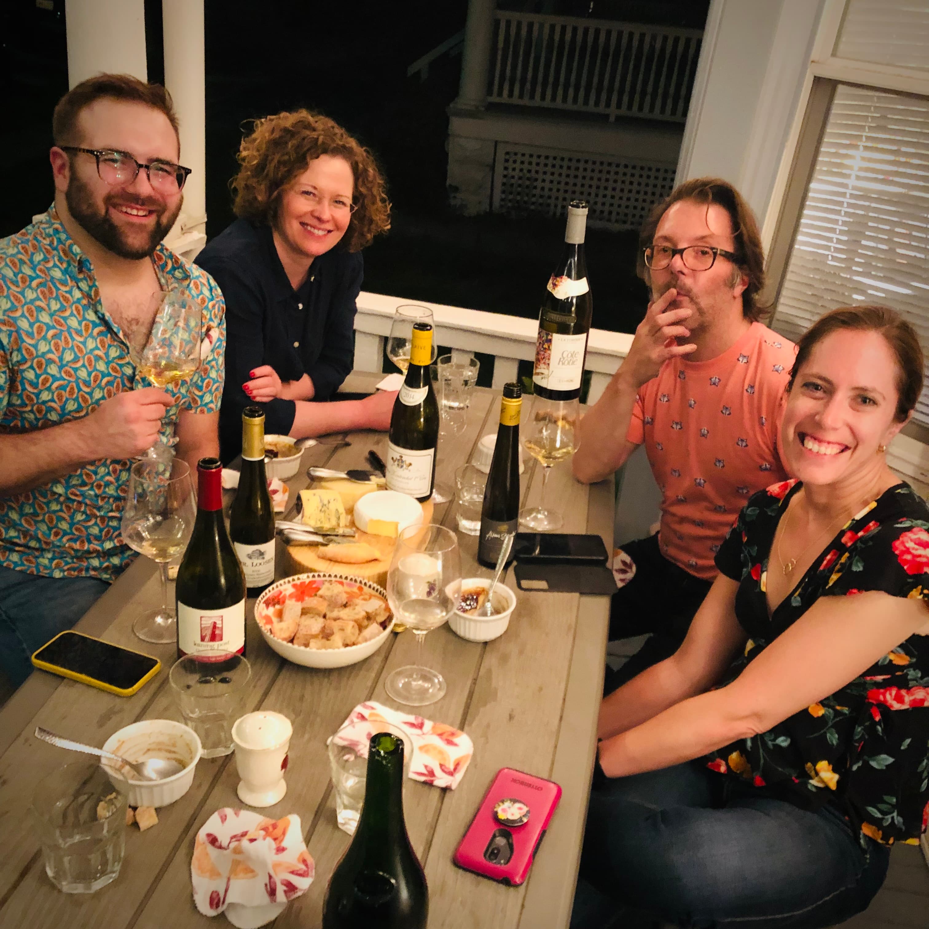 Wine tasting gathering