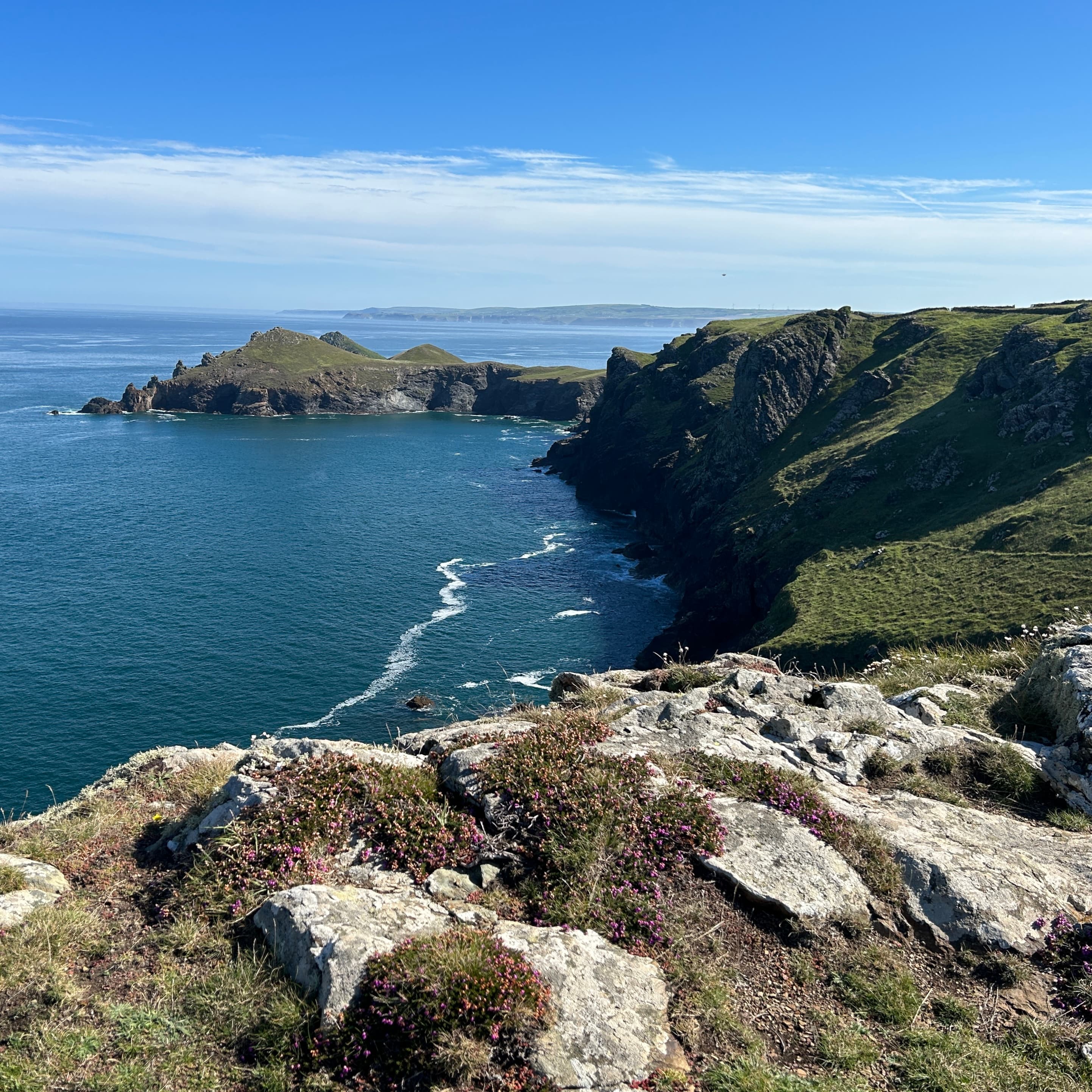 Coastal cliffs in England